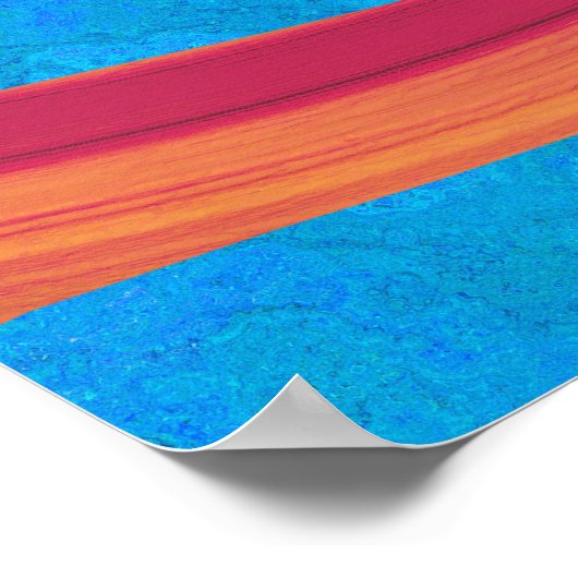 Hügel auf Eis Poster (Ecke)