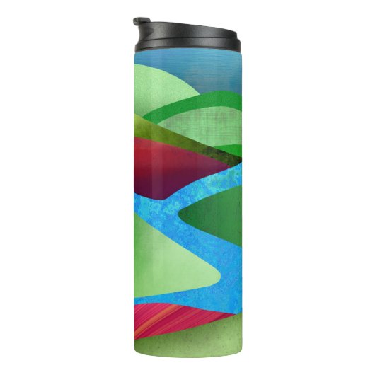 Hügel auf Eis Thermosbecher (Nach rechts gedreht)