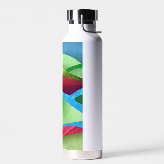 Hügel auf Eis Trinkflasche (Links)