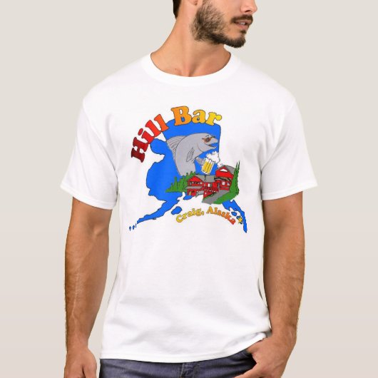 Hügel-Bar schlicht T-Shirt (Vorderseite)