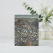Hügel Cottage Postkarte (Stehend Vorderseite)