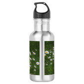 Hügel der Gänseblümchen Edelstahlflasche (Rückseite)