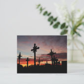 Hügel der Kreuze, Litauen Postkarte (Stehend Vorderseite)