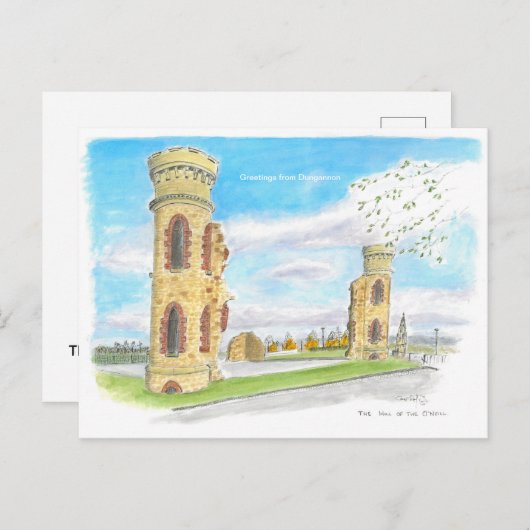 Hügel der Postkarte O`Neill (Vorne/Hinten)