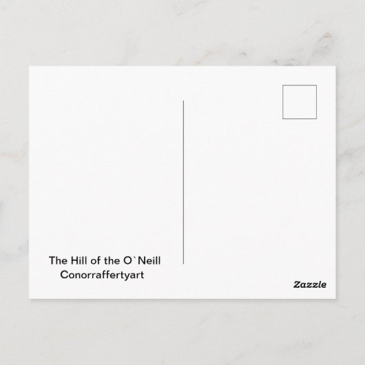 Hügel der Postkarte O`Neill (Rückseite)
