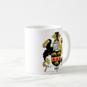 Hügel-Familienwappen Kaffeetasse (VorderseiteRechts)