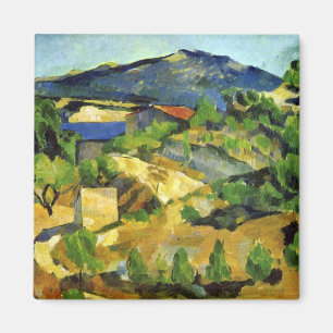 Hügel in der französischen Provence - Paul Cezanne Magnet