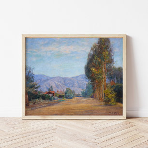 Hügel in der Nähe von Redlands, CA   Theodore Clem Poster