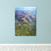 Hügel in der südländischen Region Neuseeland Leinwanddruck (Insitu (Holzboden))