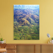 Hügel in der südländischen Region Neuseeland Leinwanddruck (Insitu (Wohnzimmer))