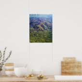 Hügel in der südländischen Region Neuseeland Poster (Küche)