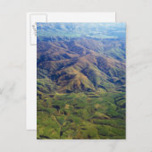 Hügel in der südländischen Region Neuseeland Postkarte (Vorne/Hinten)
