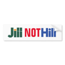 Hügel-" Jill Stein Anti-hillary "Jill Aufkleber