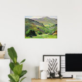 Hügel - Laguna Canyon Winter Poster (Heimbüro)