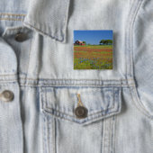 Hügel-Land Texas, Texas, Texas-Malerpinsel Button (Beispiel)