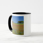 Hügel-Land Texas, Texas, Texas-Malerpinsel Tasse (Vorderseite Links)