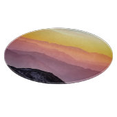 Hügel Landschaft Regenbogenfarben Schneidebrett (Ecke)