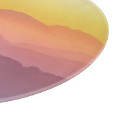 Hügel Landschaft Regenbogenfarben Schneidebrett (Ecke)