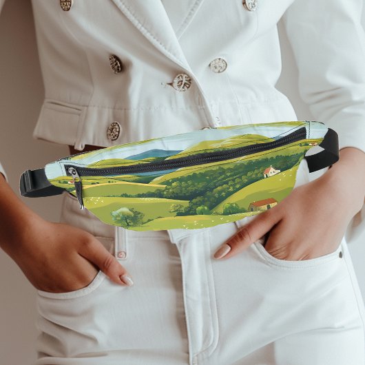 Hügel Landschaftswanderung im Freien Bauchtasche