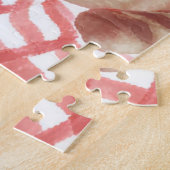 Hügel-Picknick | Wasserfarbenlandschaft Puzzle (Seite)