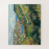 Hügel um die Bucht von Moulin Huet, Renoir Puzzle (Vertikal)