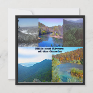 Hügel und Flüsse der Ozarks Einladung