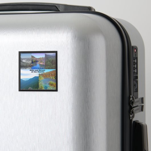 Hügel und Flüsse der Ozarks Magnet (In Situ (Gepäck))