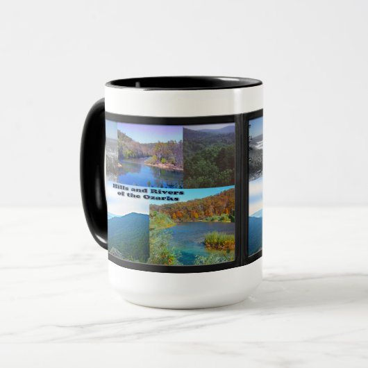 Hügel und Flüsse der Ozarks Tasse (Vorderseite Links)