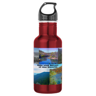 Hügel und Flüsse der Ozarks Trinkflasche