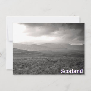 Hügel von Perthshire, Schottland Karte