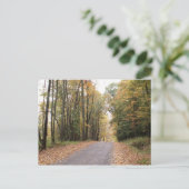 Hügel von Upstate NY im Herbst Postkarte (Stehend Vorderseite)