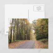 Hügel von Upstate NY im Herbst Postkarte (Vorne/Hinten)