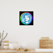 Hügelklaton. Regenbogen. Poster (Küche)