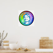 Hügelklaton. Regenbogen. Poster (Küche)