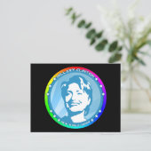 Hügelklaton. Regenbogen. Postkarte (Stehend Vorderseite)