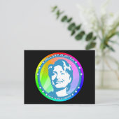 Hügelklaton. Regenbogen. Postkarte (Stehend Vorderseite)