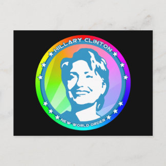 Hügelklaton. Regenbogen. Postkarte
