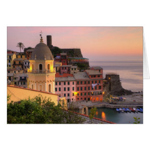 Hügelstadt Vernazza am Abend, Cinque