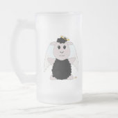 Huggable Angel Black Sheep Mattglas Bierglas (Links)