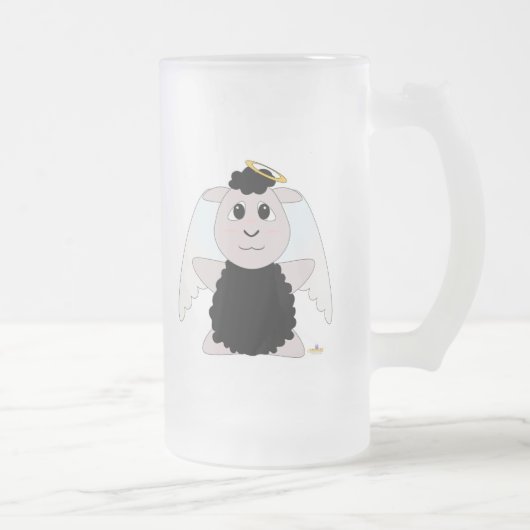 Huggable Angel Black Sheep Mattglas Bierglas (Rechts)