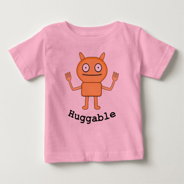 Huggable - Baby Fine Jersey T - Shirt (Vorderseite)