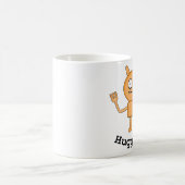 Huggable - Black 11 oz Ringer Tasse (Mittel)