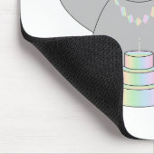 HuggablePastelBirthdayMouse Mousepad (Ecke)