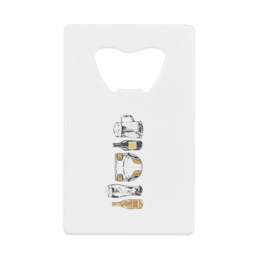 Huggies and Chuggies Geldbeutel Flaschenöffner (Vorderseite)