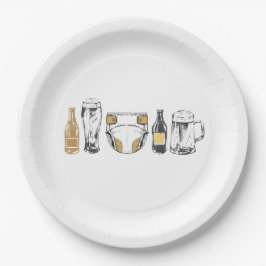 Huggies and Chuggies Pappteller