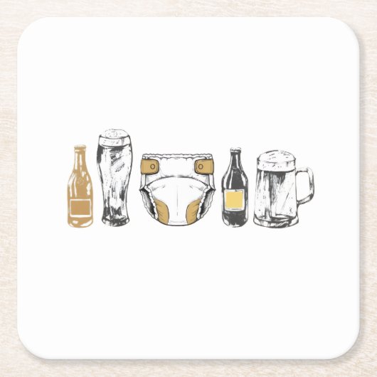 Huggies and Chuggies Rechteckiger Pappuntersetzer (Vorderseite)