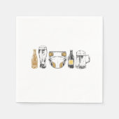 Huggies and Chuggies Serviette (Vorderseite)