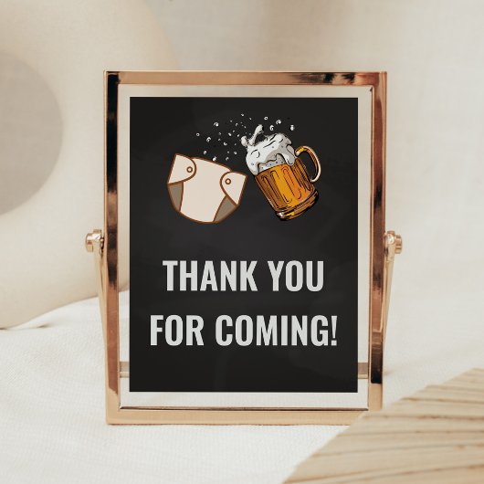 Huggies and Chuggies Vielen Dank für Ihr Kommen Poster