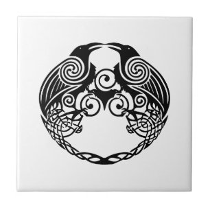 Huggin und muninn fliese