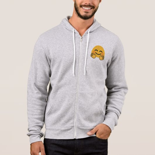 Hugging Emoji Hoodie (Vorderseite)